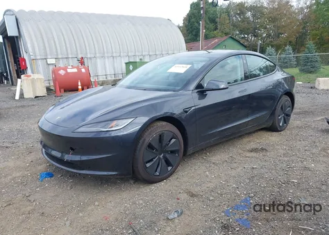 2025 Tesla Model 3 Long Range Rear-Wheel Drive из США, поврежденный, VIN 5YJ3E1EA3SF987297